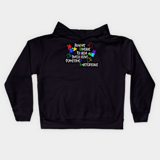 Always Unique Totally Intelligent Sometimes Mysterious Kids Hoodie